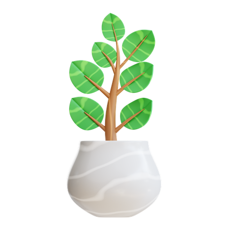 Plant Pot  3D Icon