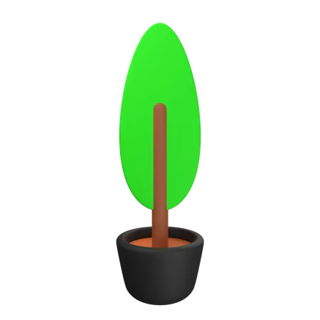 Plant Pot  3D Icon