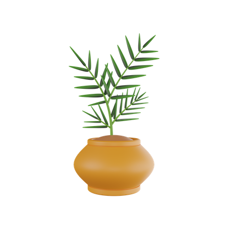 Plant Pot  3D Icon