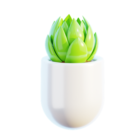 Plant Pot  3D Icon