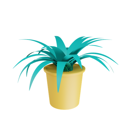 Plant Pot  3D Illustration