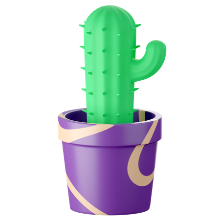 Planta de cactus  3D Icon