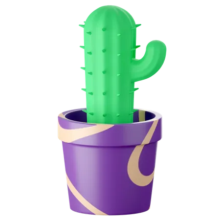 Planta de cactus  3D Icon