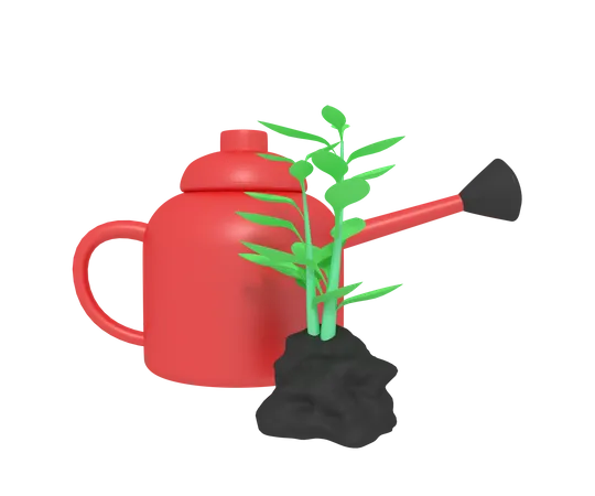 Plantas acuáticas  3D Icon