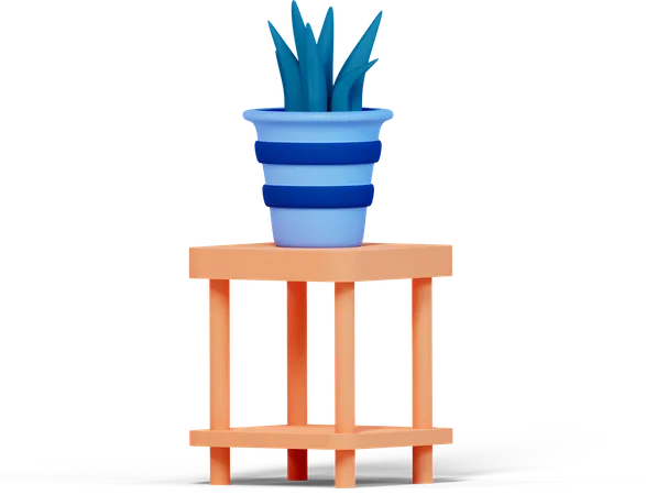 Plante d'intérieur  3D Illustration