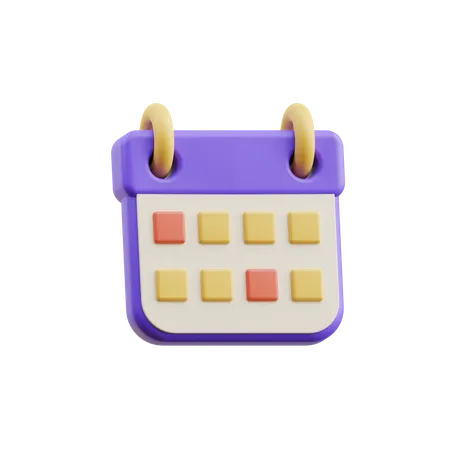 Terminplanung  3D Icon