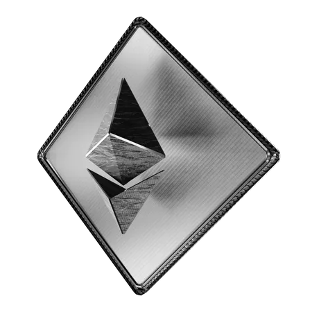 Plástico Ethereum  3D Illustration