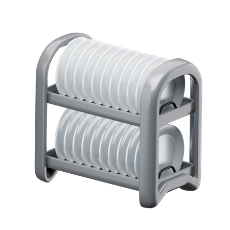 Plate Rack  3D Icon