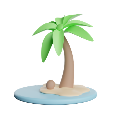 Playa  3D Icon