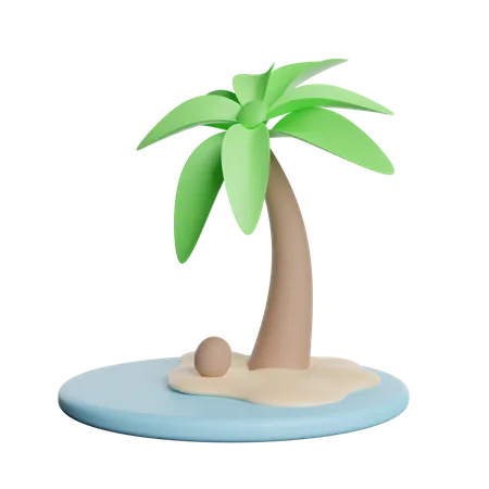 Playa  3D Icon