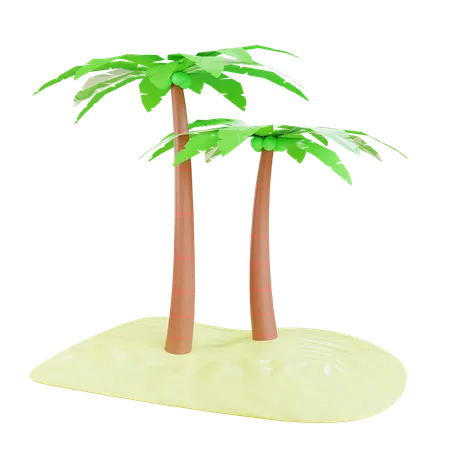 Playa  3D Icon