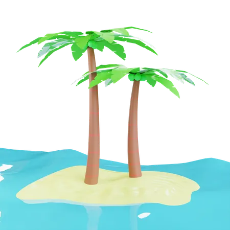 Playa  3D Icon