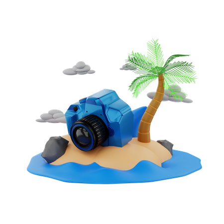 Playa  3D Icon