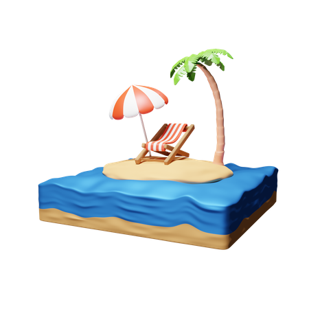 Playa  3D Icon