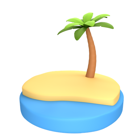 Playa  3D Icon