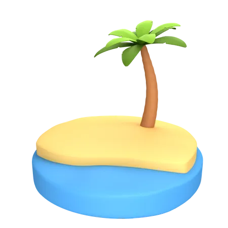 Playa  3D Icon