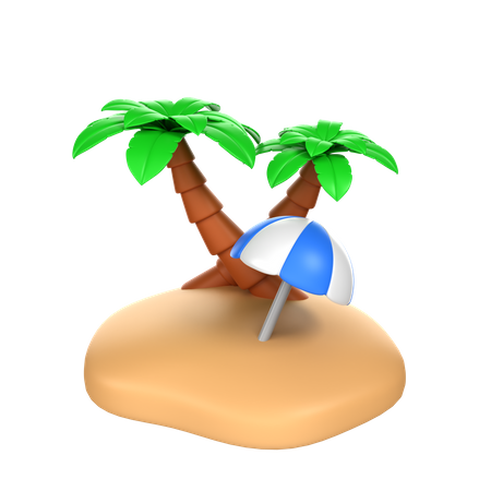 Playa  3D Icon