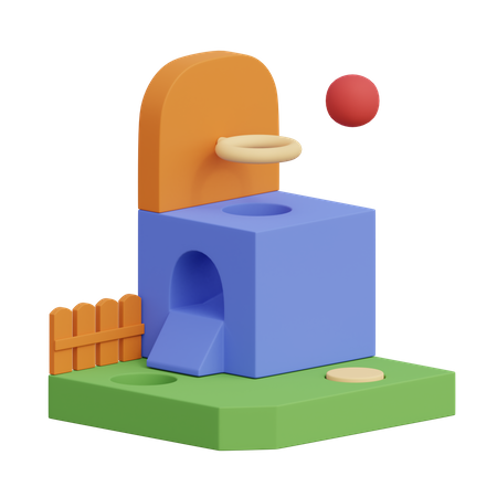 Playground  3D Illustration