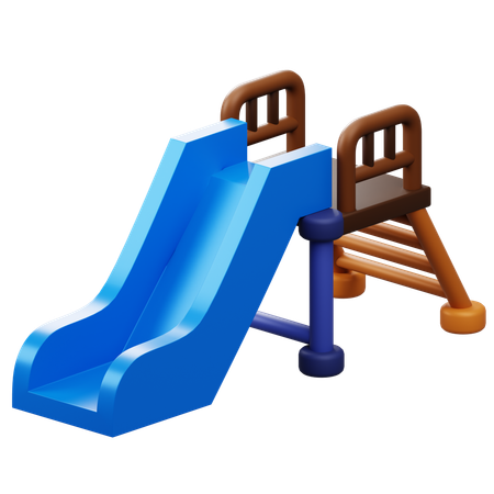 Escorregador de playground  3D Icon