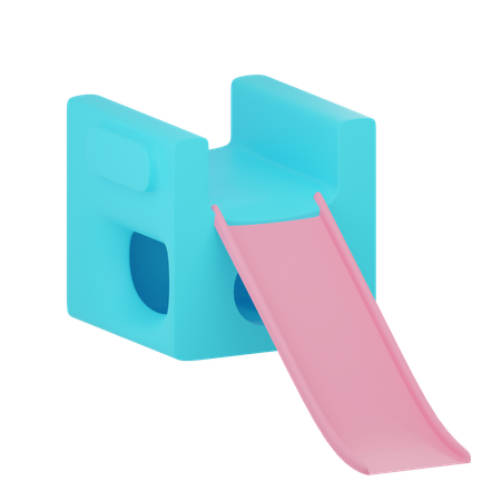 Escorregador de playground  3D Icon