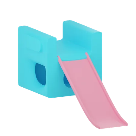 Escorregador de playground  3D Icon