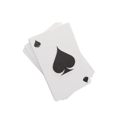 Playing Cards  3D Illustration