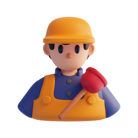 Plumber  3D Icon