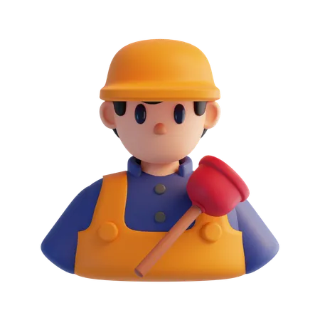 Plumber  3D Icon