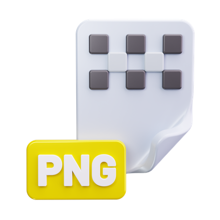 Png File Format  3D Icon