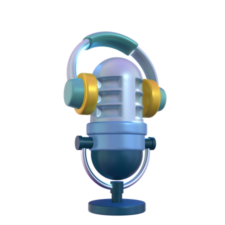 Podcast  3D Icon