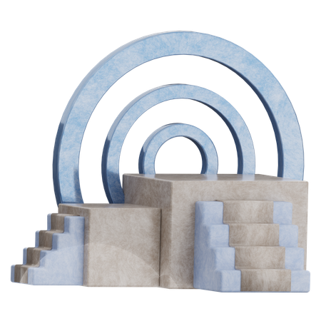 Podium  3D Icon