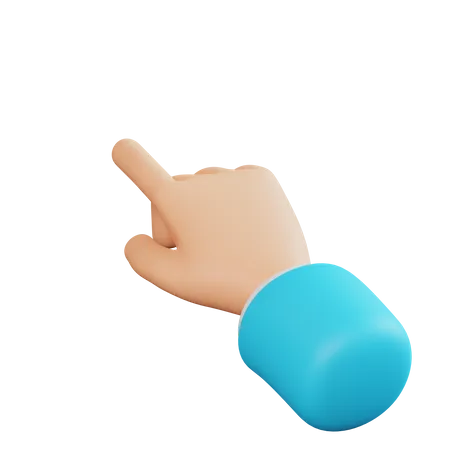 Pointing Hand Gesture  3D Icon