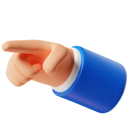 Pointing Hand Gesture  3D Icon