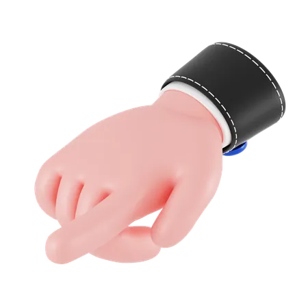 Pointing Hand Gesture  3D Icon