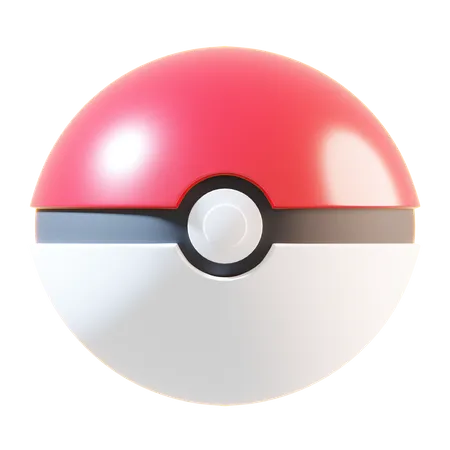 Pokeball  3D Illustration