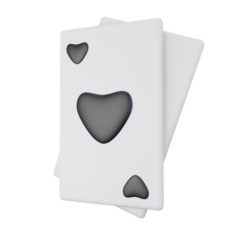 Poker Card  3D Illustration