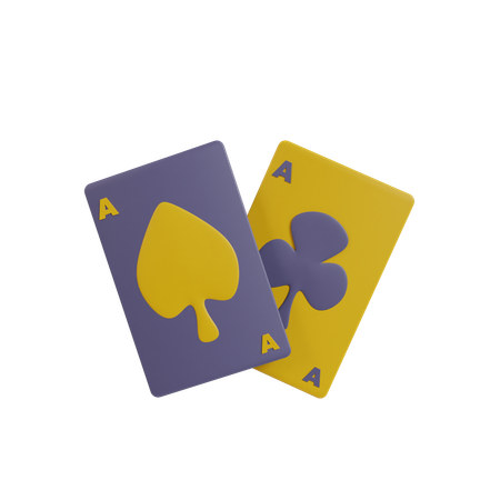 Poker Cards  3D Icon