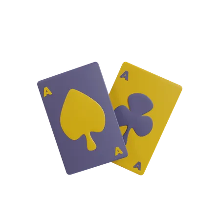 Poker Cards  3D Icon