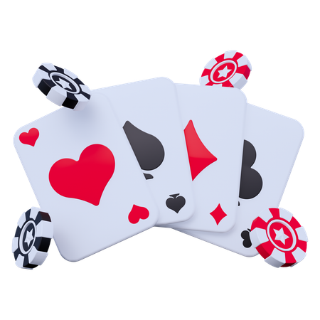 Poker Cards  3D Icon