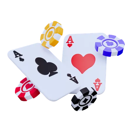 Poker Cards  3D Icon