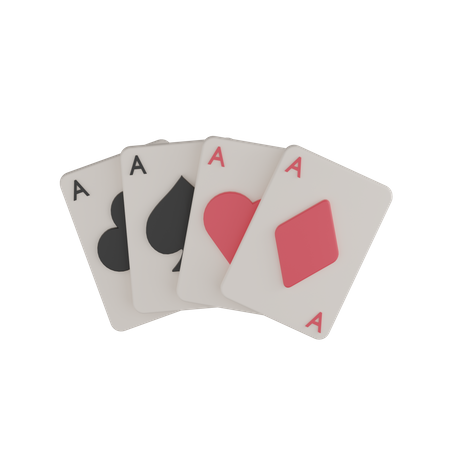 Poker Cards  3D Icon