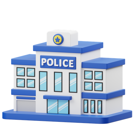 Police Office  3D Icon