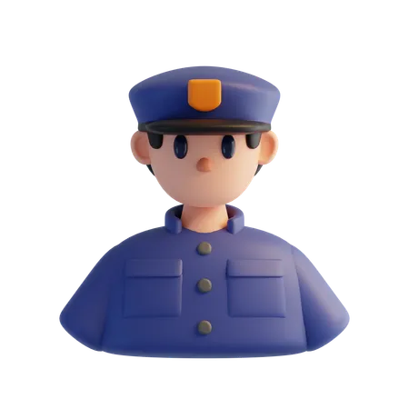 Policeman  3D Icon