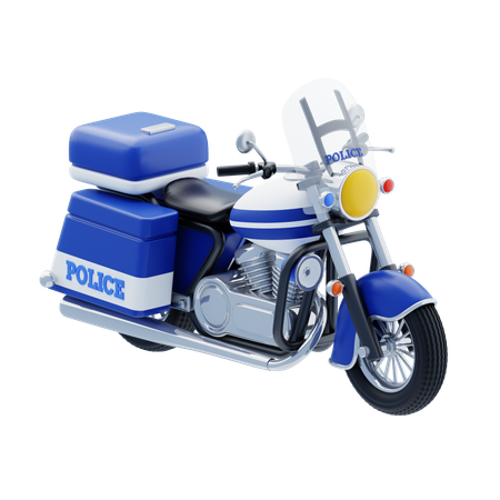 Motocicleta da polícia  3D Icon