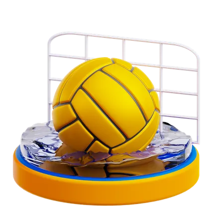 Pelota de agua  3D Icon