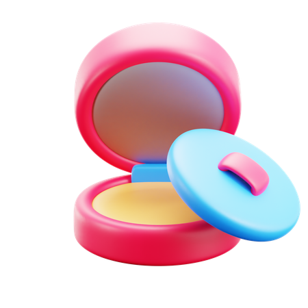 Polvo compacto  3D Icon