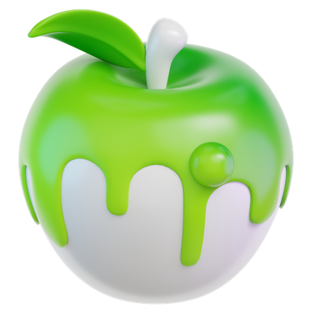 Pomme blanche  3D Icon