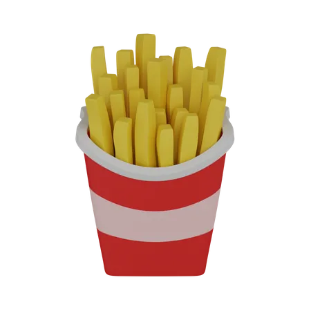 Pommes frites  3D Icon