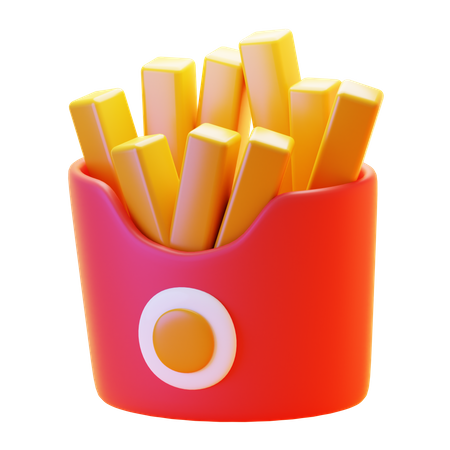 Pommes frites  3D Icon