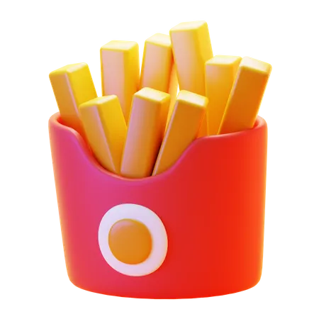 Pommes frites  3D Icon